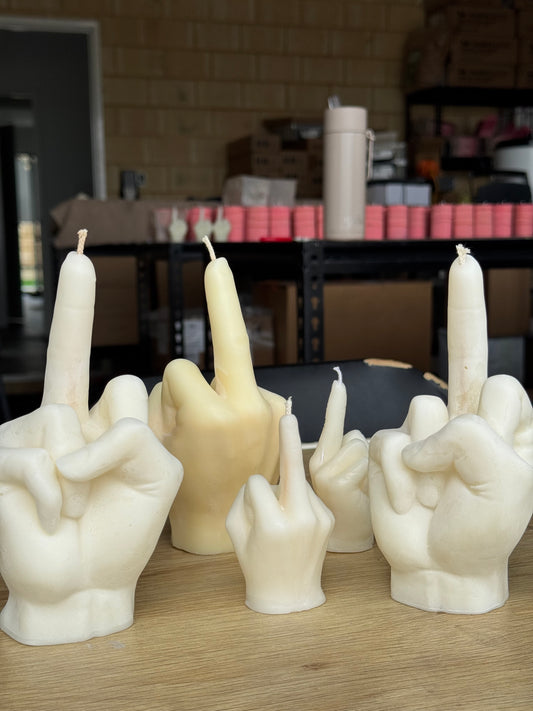 Imperfect Rude Finger Candles | Mini & Large