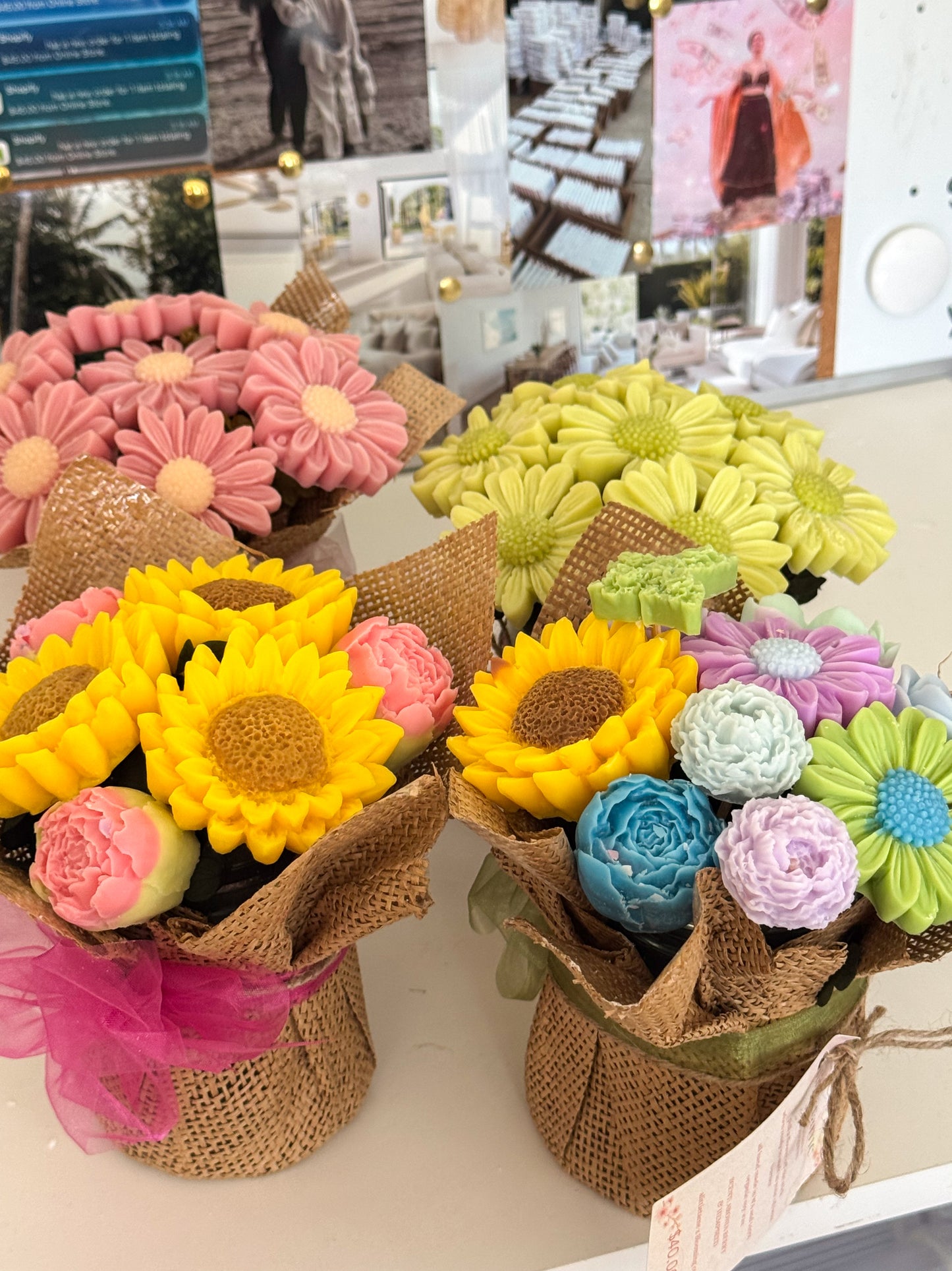 Wax Melt Flower Bouquet