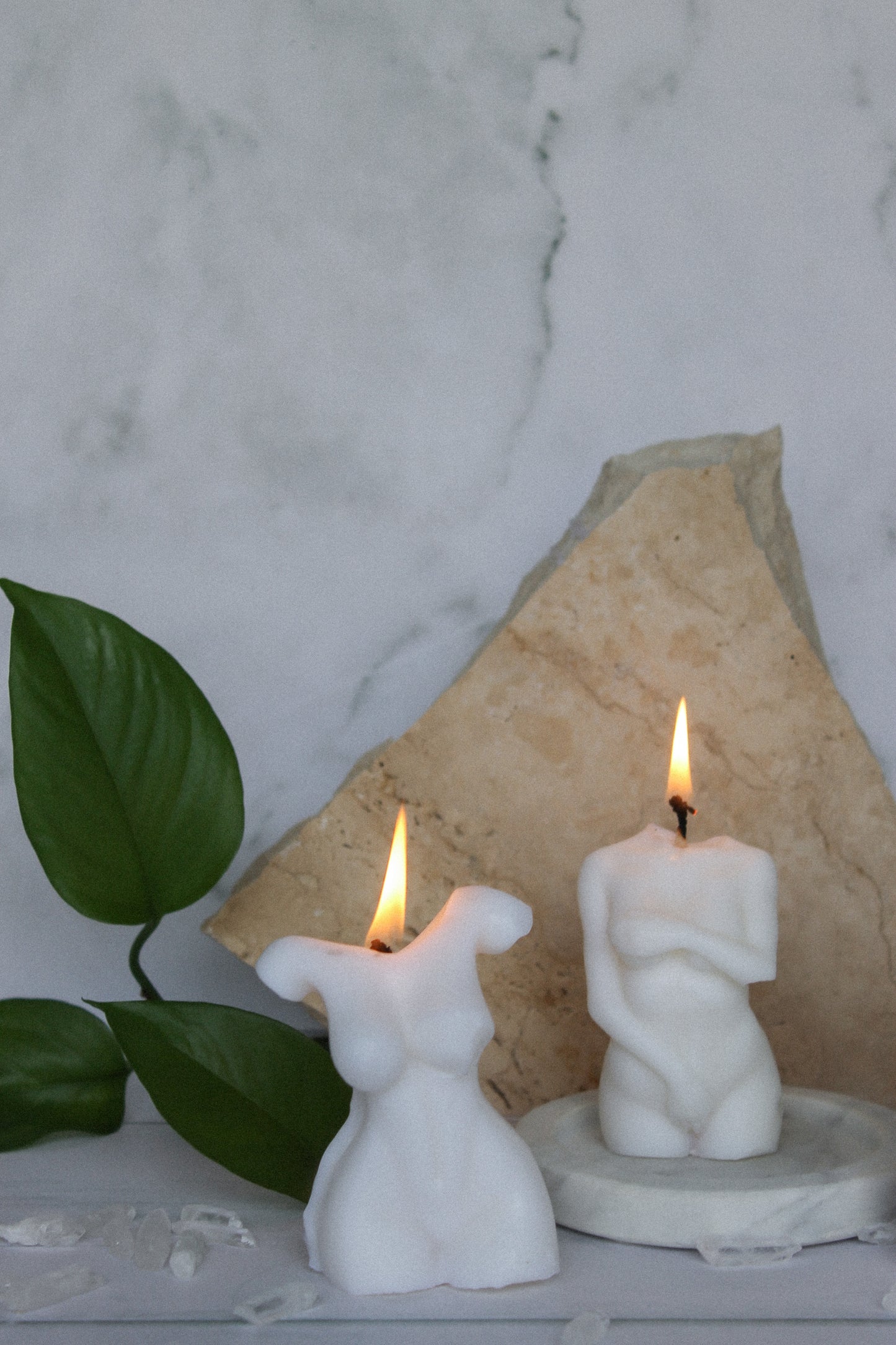 Modest - Female body candle