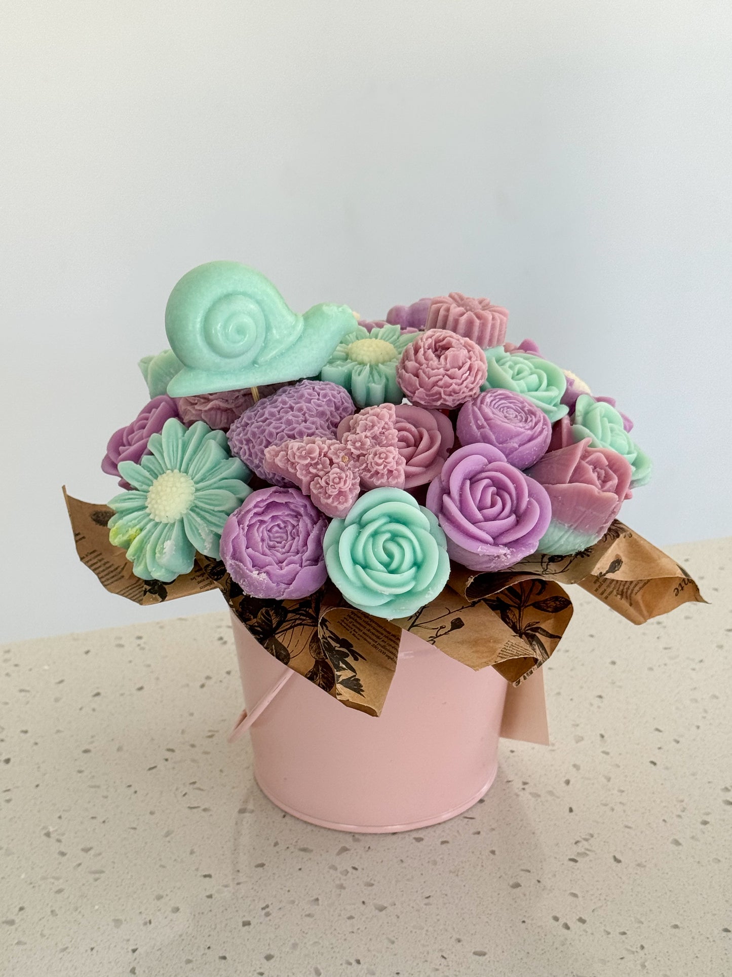 Wax Melt Flower Bouquets and Buckets
