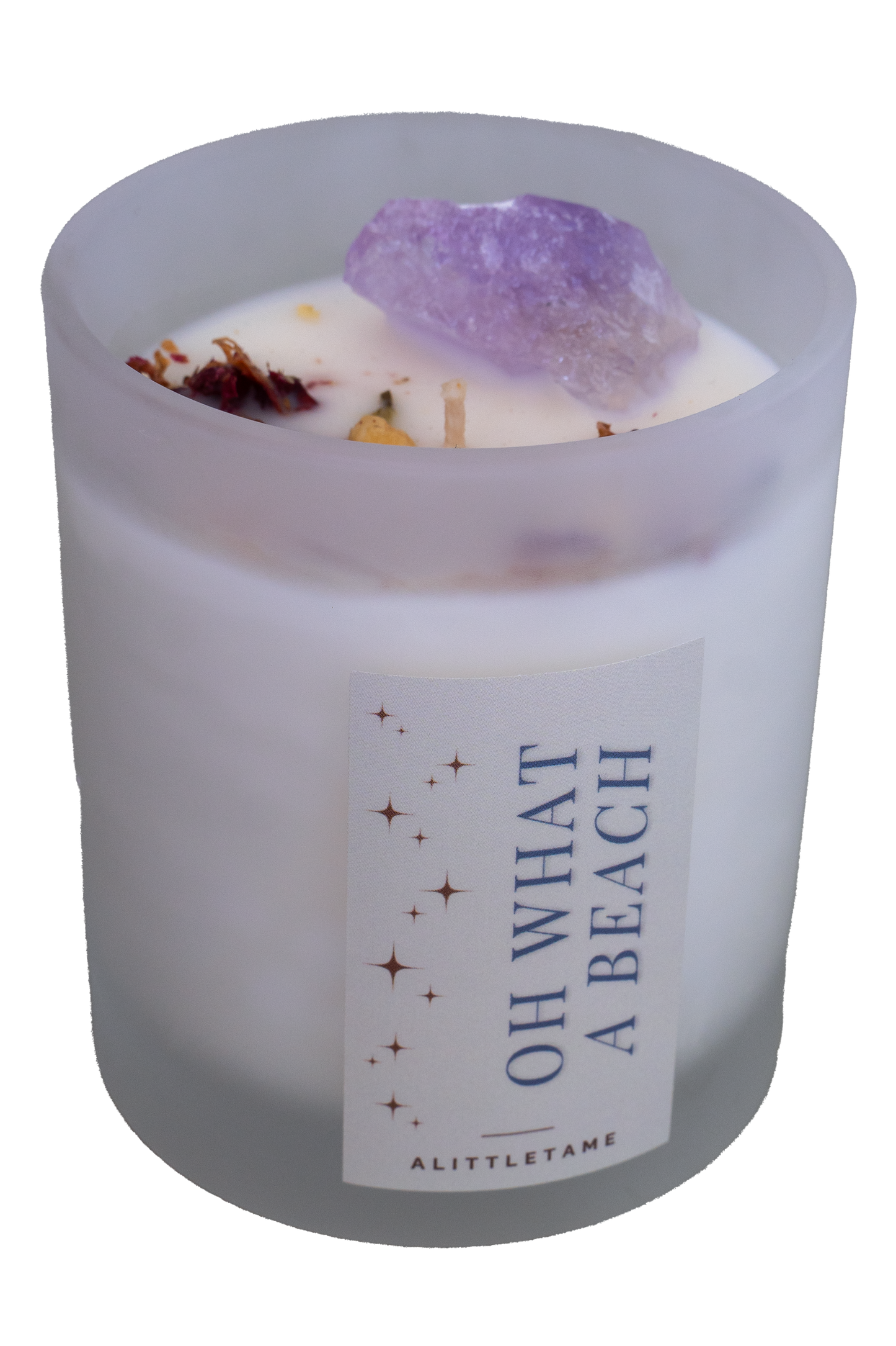 Crystal & Floral Decor Soy Candle Jar – DISCONTINUED DUE TO REFORMULATION