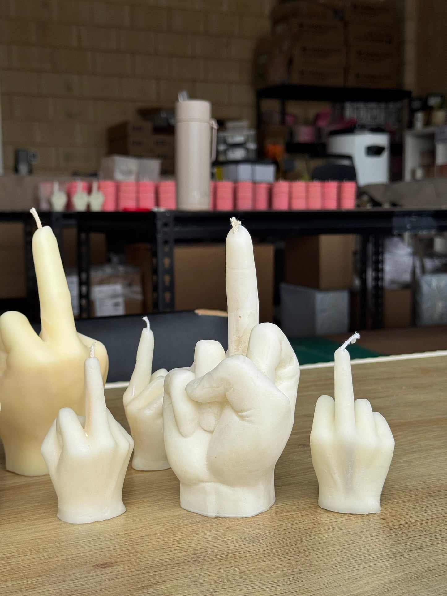 Imperfect Rude Finger Candles | Mini & Large