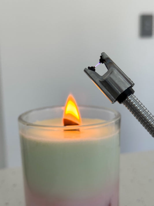 Rechargeable Electric Candle Lighter (Long Handle + Safety Lock)