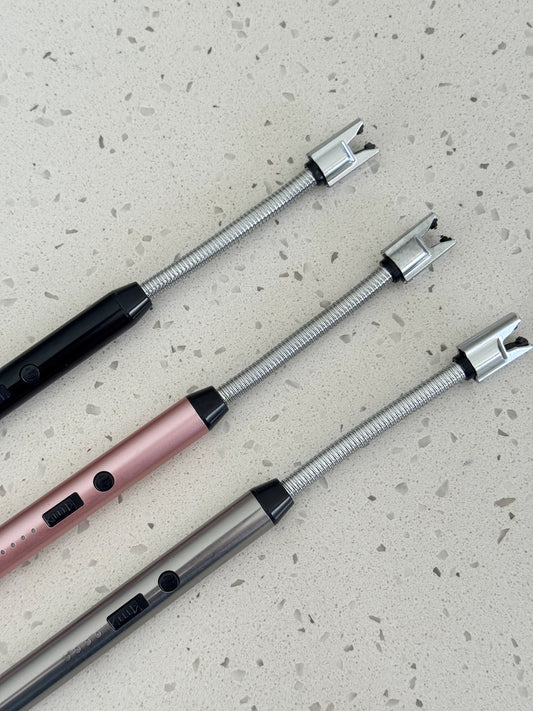 Rechargeable Electric Candle Lighter (Long Handle + Safety Lock)