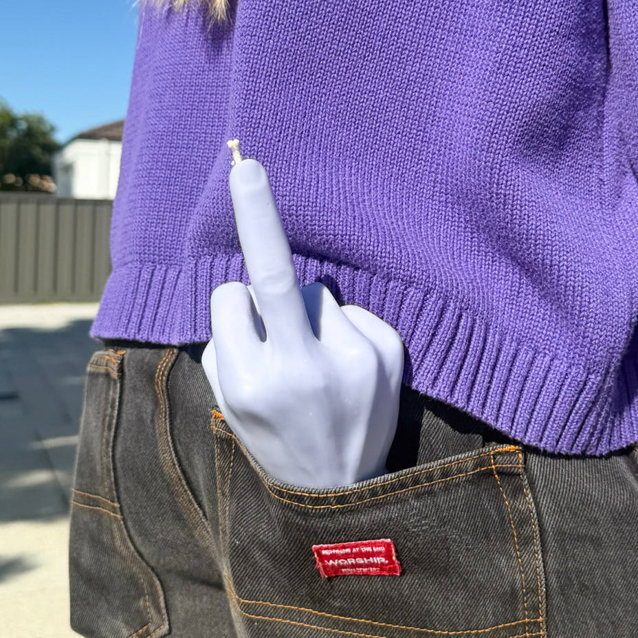 Rude Finger Candle 🖕 | Mini or Large