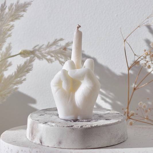 Rude Finger Candle - Mini or Large