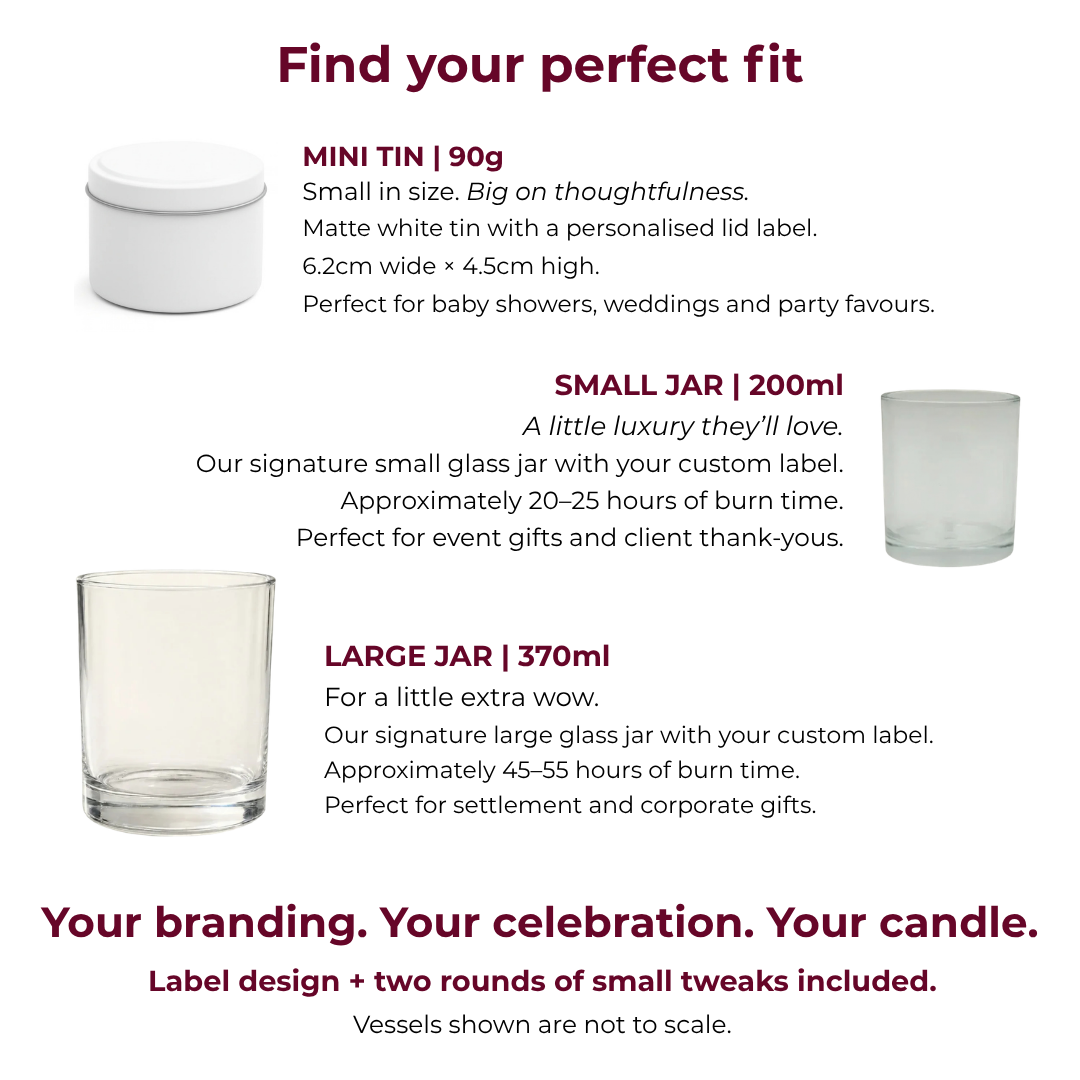 Personalised Candles | Event & Corporate Gifts