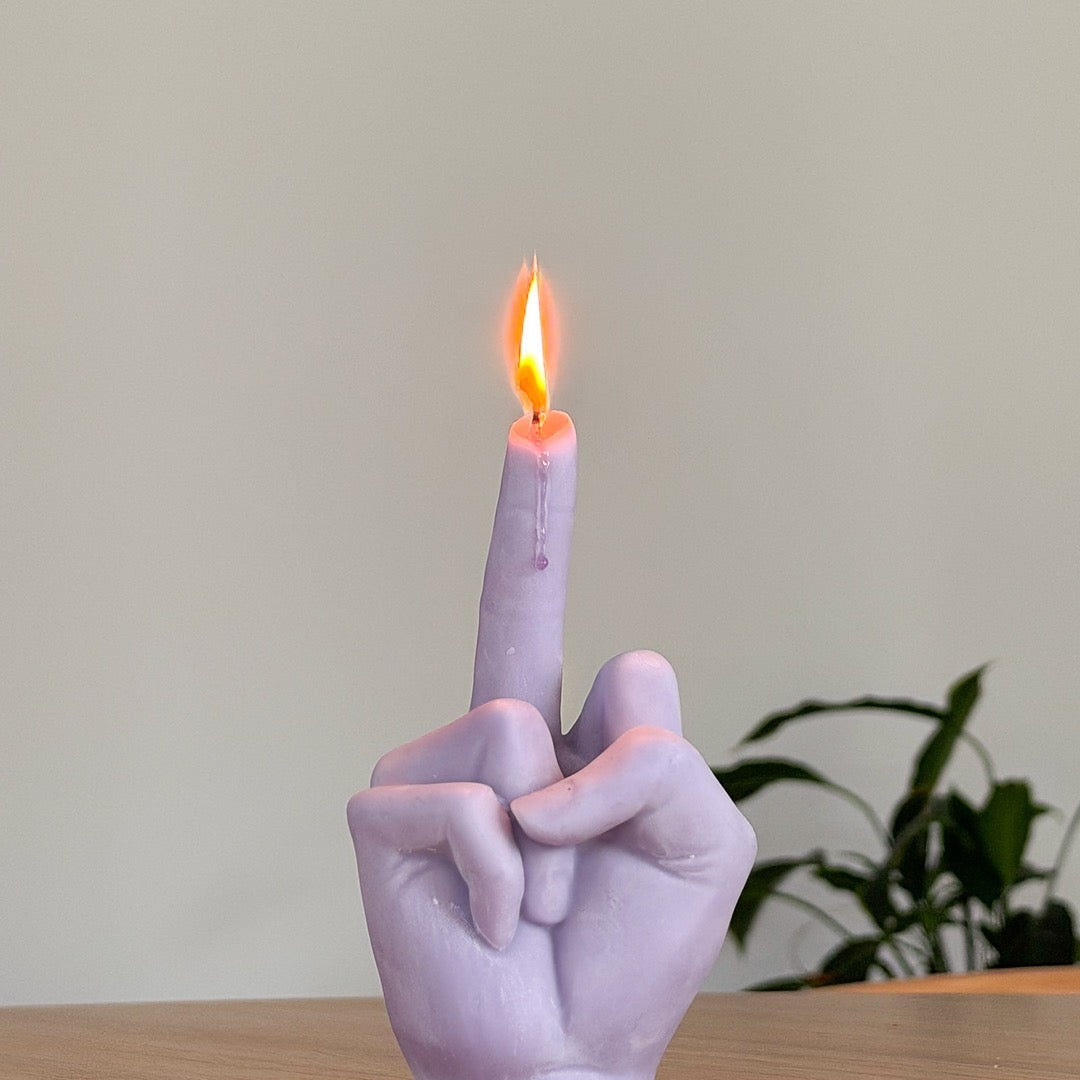 Rude Finger Candle 🖕 | Mini or Large