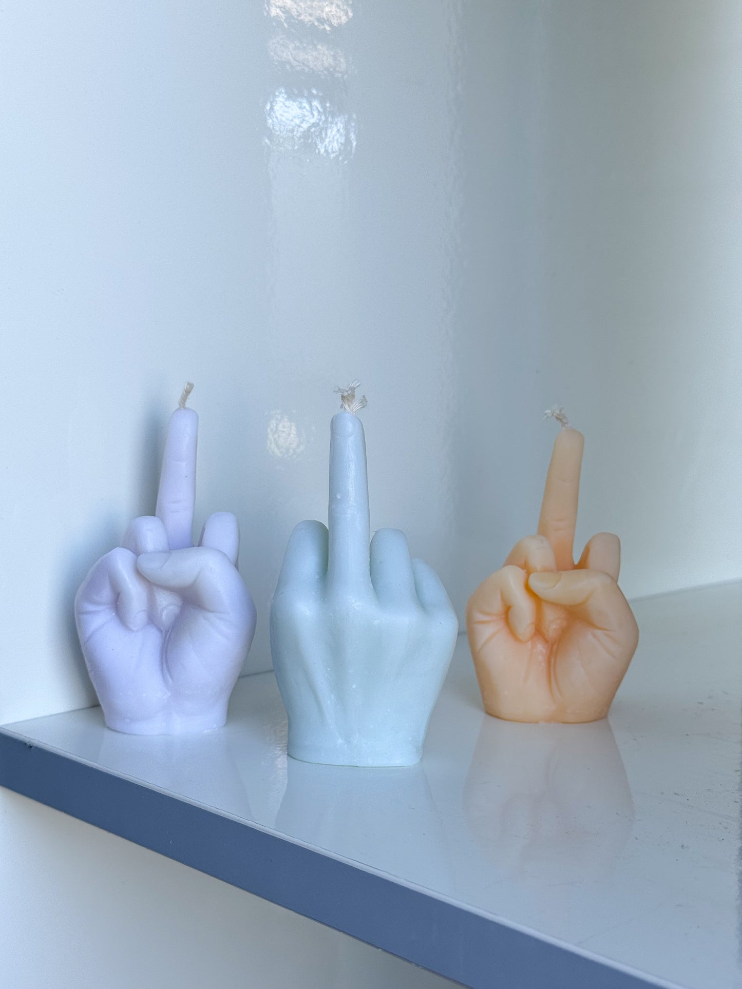 Rude Finger Candles Japanese Honeysuckle - Mini or Large