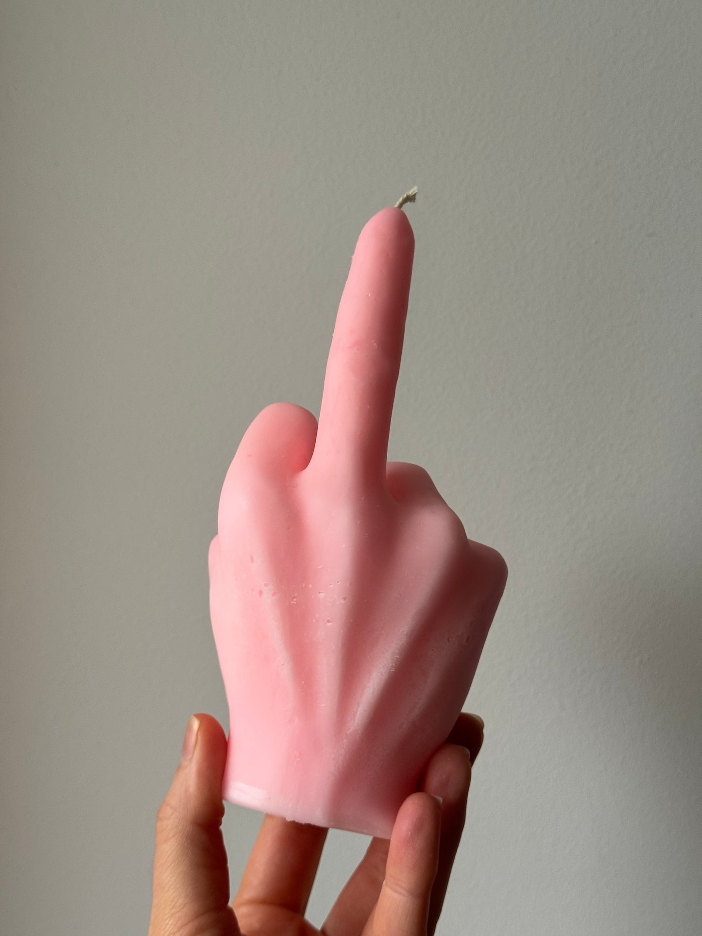 LARGE RUDE FINGER CANDLE — IMPERFECT STOCK