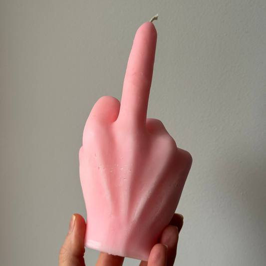 IMPERFECT STOCK — LARGE RUDE FINGER CANDLE