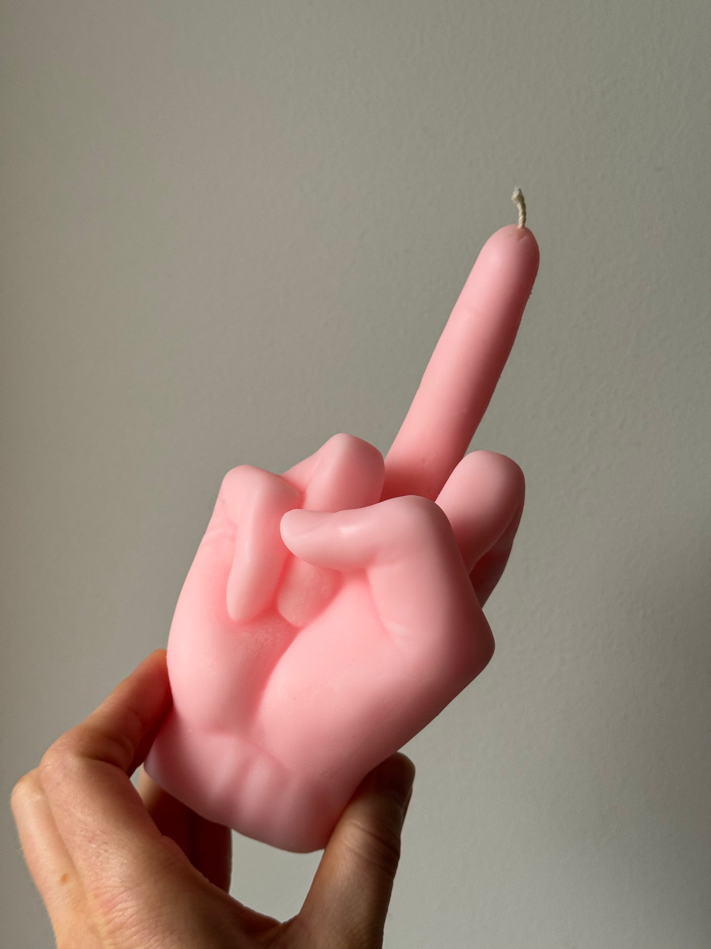 LARGE RUDE FINGER CANDLE — IMPERFECT STOCK