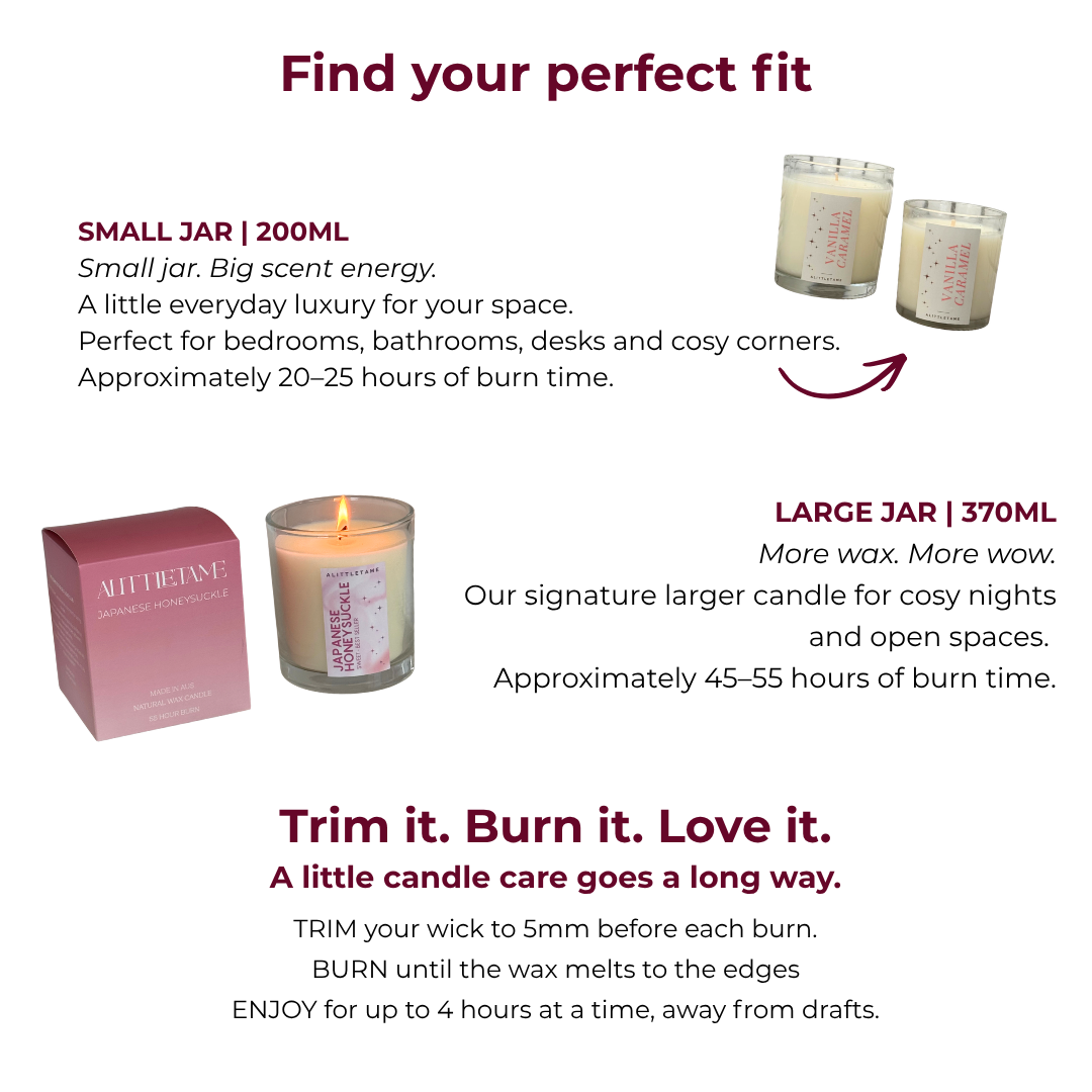 Scented Soy Wax Candles