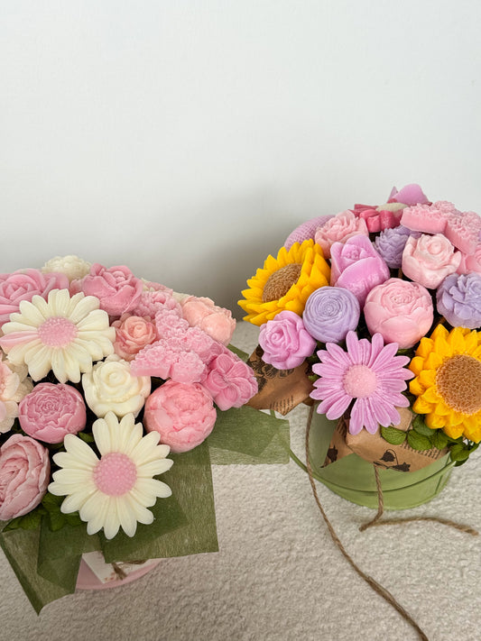 Wax Melt Flower Buckets