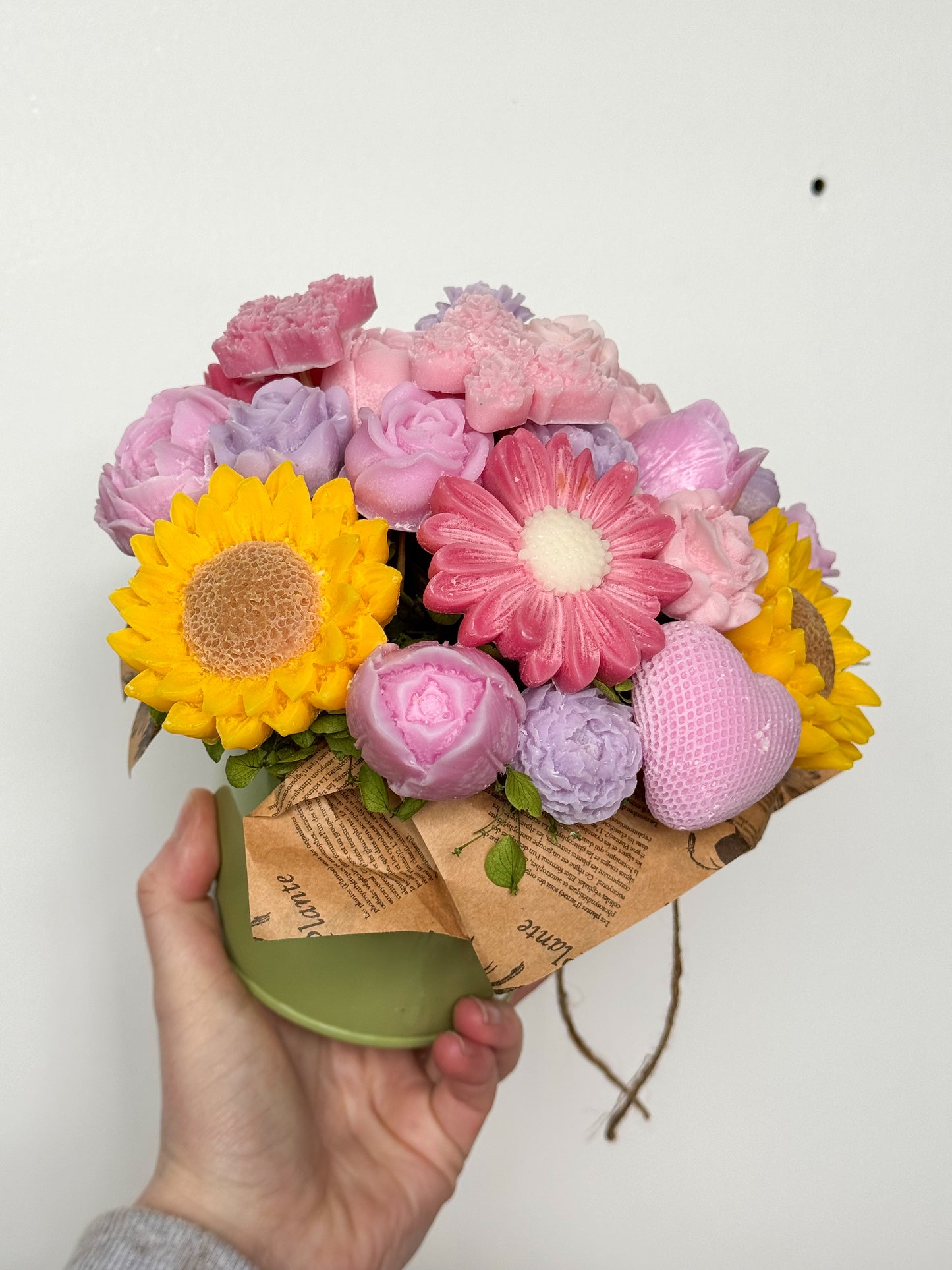 Wax Melt Flower Buckets