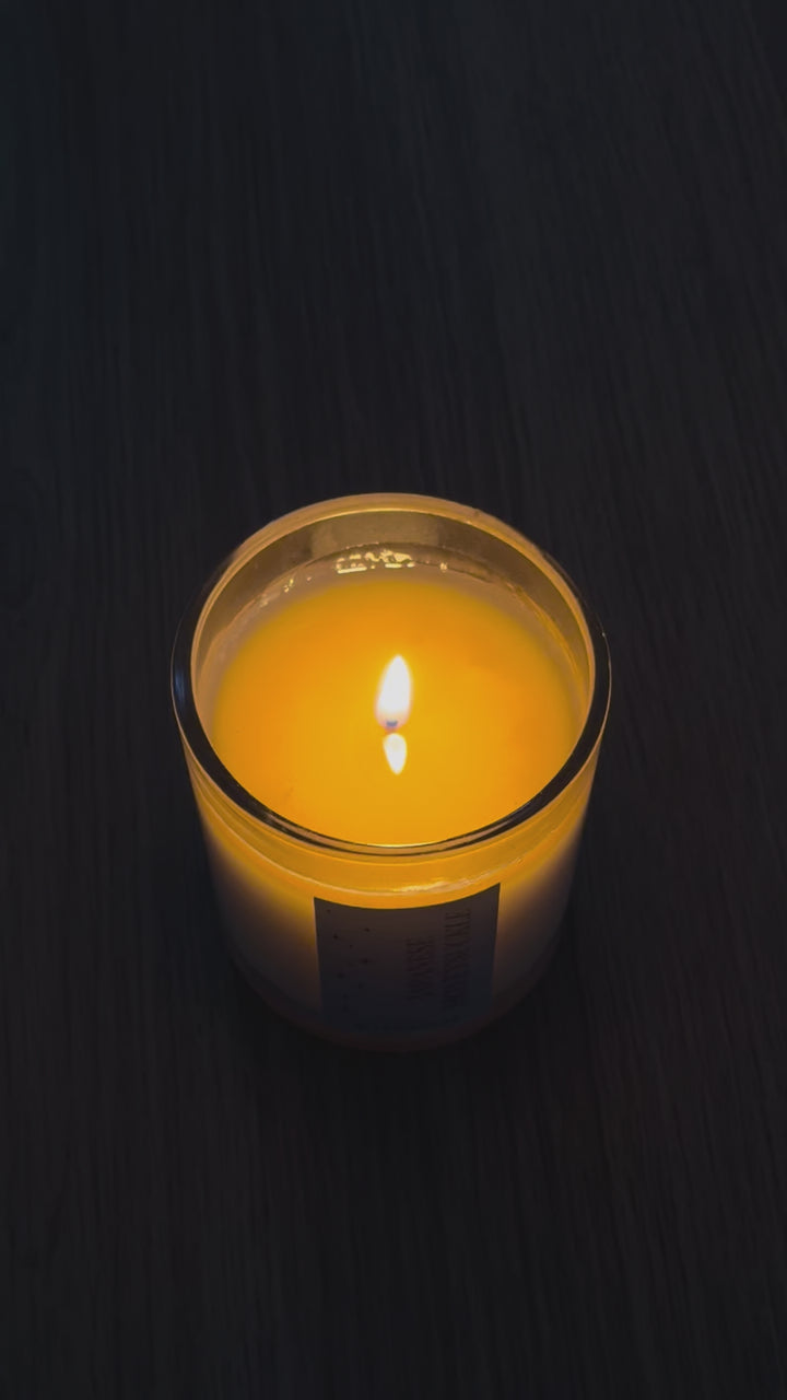 candle burning evenly