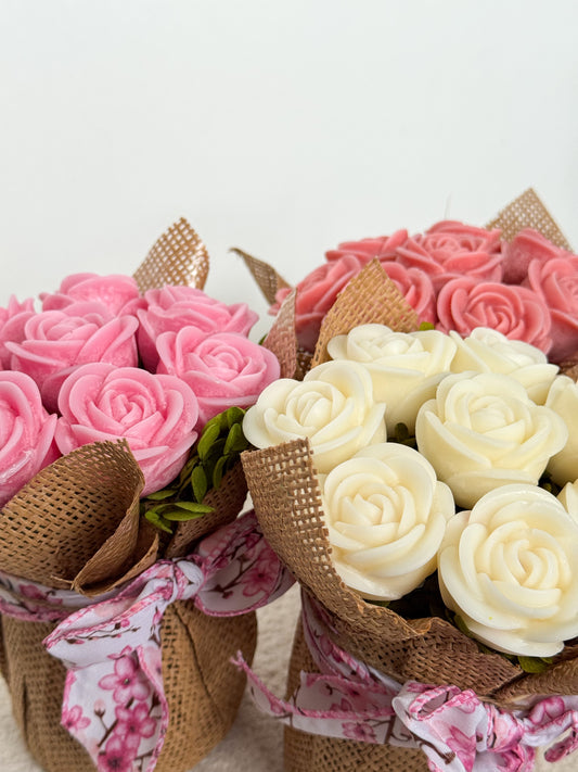 Rose Wax Melt Bouquets